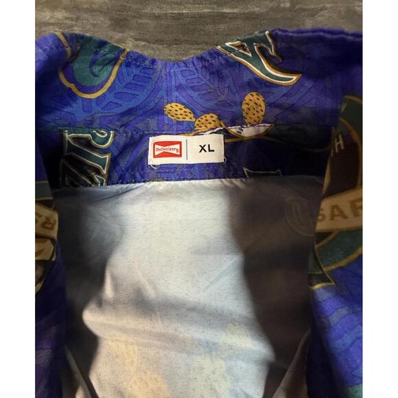 Arizona Diamondbacks MLB Hawaiian Shirt XL Purple Button Down Promo Budweiser - Picture 4 of 4